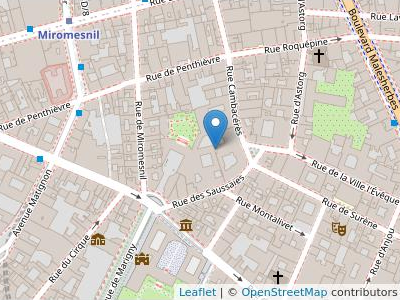 30,rue de Mirosmesnil - Map